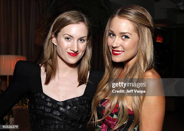 Co-author Katherine Power and TV personality Lauren Conrad attend the Maybelline New York Color Sensational Presents Who What Wear: Celebrity And...