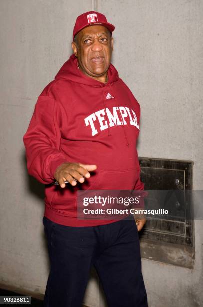 Bill Cosby attends the Mayor's Cup Inaugural Football Game between the Temple Owls and the Villanova Wildcats at the Lincoln Financial Field on...