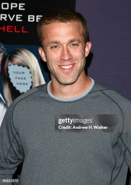 Screenwriter Tucker Max attends the New York premiere of "I Hope They Serve Beer in Hell" at the AMC Empire 25 on September 3, 2009 in New York City.