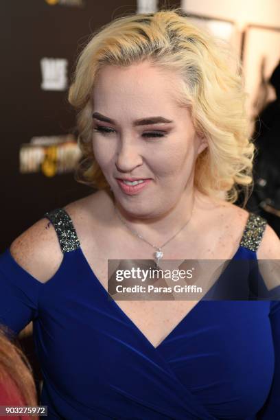 June Shannon attends 'Growing Up Hip Hop Atlanta' season 2 premiere party at Woodruff Arts Center on January 9, 2018 in Atlanta, Georgia.