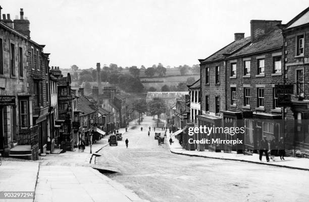 Barnard Castle, Teesdale, County Durham. 2nd September 1930.