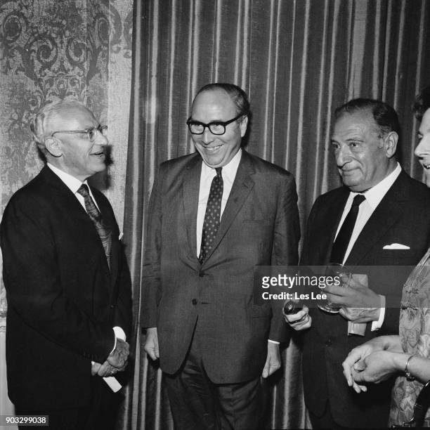 American film director George Cukor , British politician and author Roy Jenkins , and Polish-born American independent film producer Sam Spiegel ,...