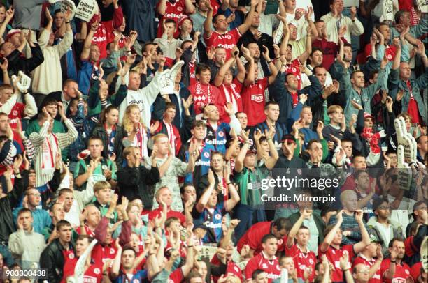 Chelsea 2 - 0 Middlesbrough, Premier League match held at the Cellnet Stadium. 26th August 1995.