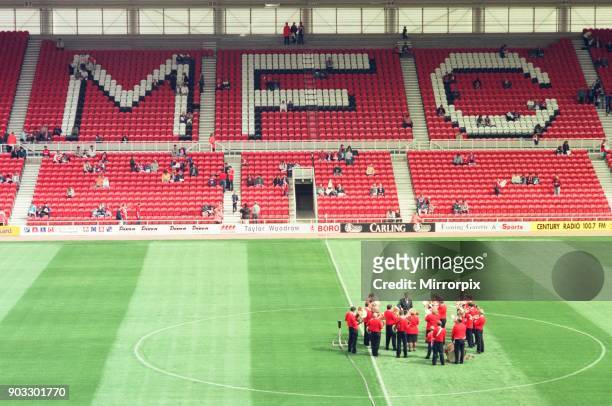 Chelsea 2 - 0 Middlesbrough, Premier League match held at the Cellnet Stadium. 26th August 1995.