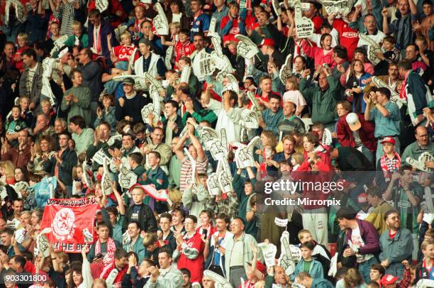 Chelsea 2 - 0 Middlesbrough, Premier League match held at the Cellnet Stadium. 26th August 1995.