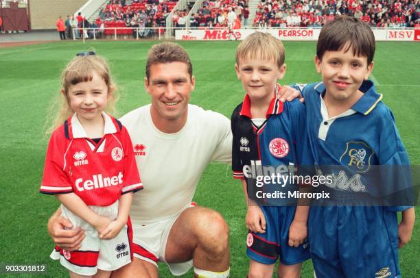 Chelsea 2 - 0 Middlesbrough, Premier League match held at the Cellnet Stadium. Nigel Pearson. 26th August 1995.