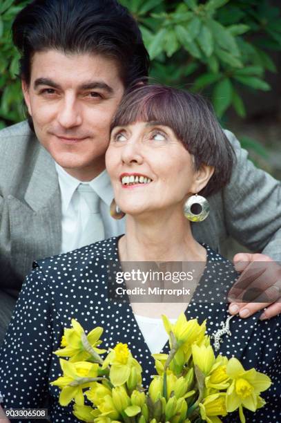 EastEnders stars June Brown and John Altman . 23rd March 1990.