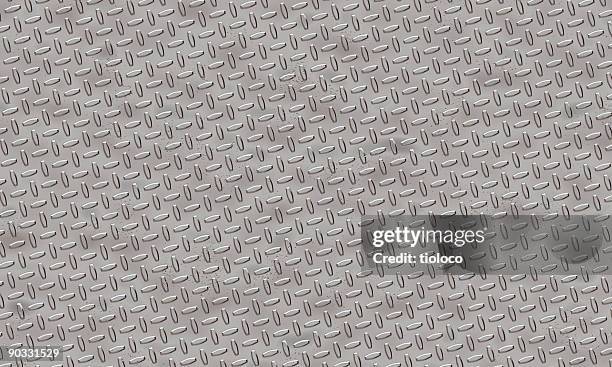 metal plate - diamond plate stock pictures, royalty-free photos & images