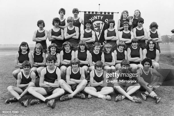 Members of Cleveland Schools Athletics Association who will be competing in the English Schools National Track and Field Championships pictured...