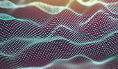 Abstract mesh and stucture background.3d illustration.