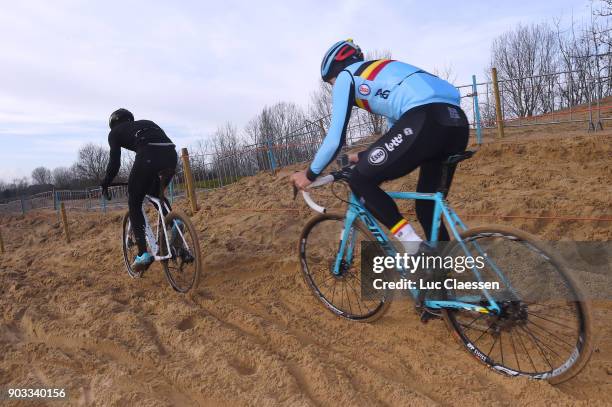 101st Belgium Championships Koksijde 2018 / Training Sven NYS / Sven Vanthourenhout / Training /