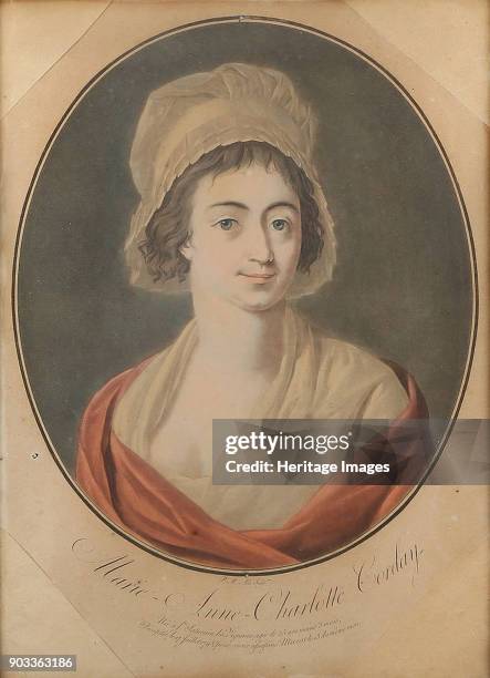 Portrait of Charlotte Corday . Private Collection.