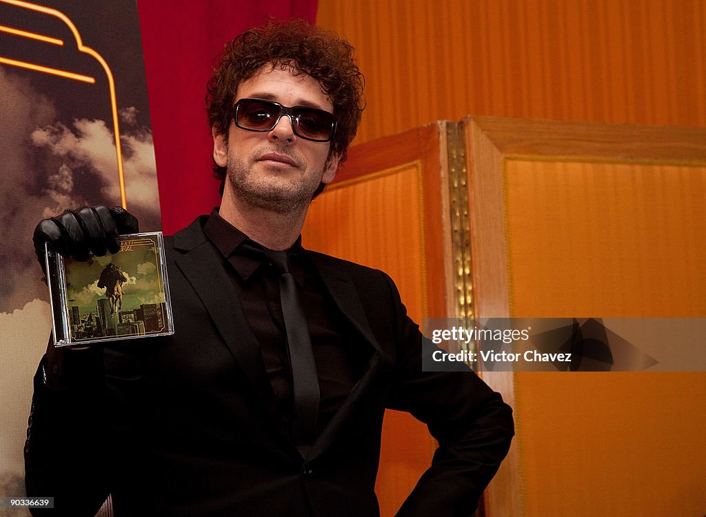 Gustavo Cerati Launches His New Album "Fuerza Natural" In Mexico City