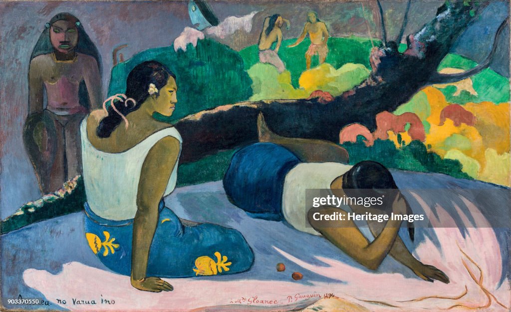 Arearea No Varua Ino (Words Of The Devil Or Reclining Tahitian Women)