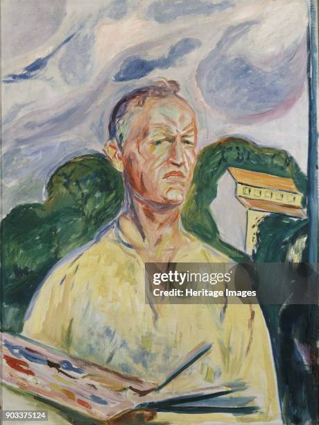 Self-portrait with Palette. Private Collection.