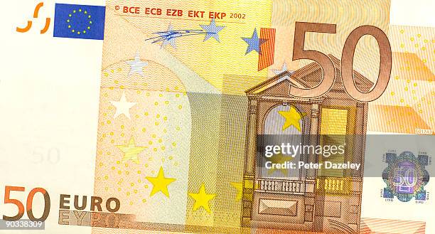 50 euro note - nota de euro da união europeia imagens e fotografias de stock