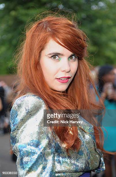 Singer Singer Paloma Faith attends the annual Summer Party at the Serpentine Gallery on July 9, 2009 in London, England.
