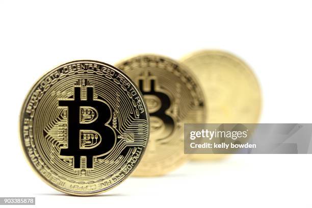 bitcoin cryptocurrency - kelly bowden stockfoto's en -beelden