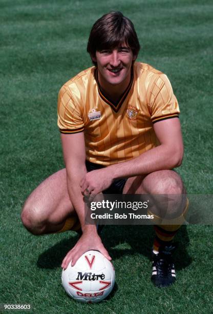 Billy Whitehurst of Hull City at the club's photo-call in Hull during July 1985.