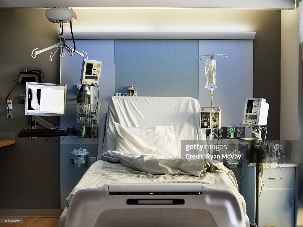 Empty Hospital bed