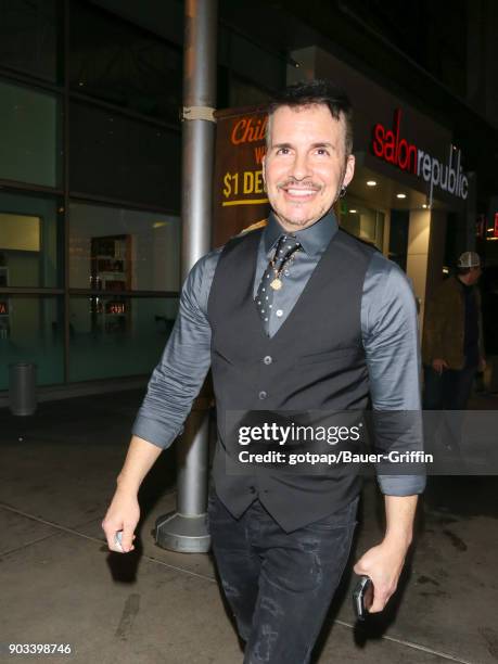 Hal Sparks is seen on January 09, 2018 in Los Angeles, California.