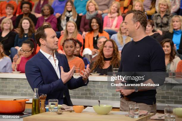 Actor Patrick Wilson is the guest, Wednesday, January 10, 2018 on Walt Disney Television via Getty Images's "The Chew." "The Chew" airs MONDAY -...