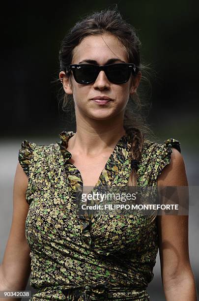 Italian Delfine Fendi arrives at the Venice film festival on September 4, 2009. AFP PHOTO / Filippo Monteforte