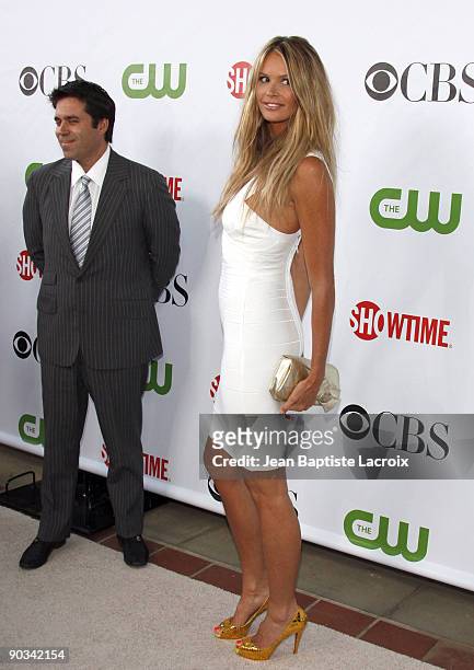 Elle Macpherson arrives at the NBC and Universal's 2009 TCA Press Tour All-Star Party at the Huntington Library on August 3, 2009 in Pasadena,...