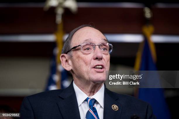 Rep. Phil Roe, R-Tenn., speaks during the Bipartisan Heroin Task Force news conference on the release of the 2018 legislative agenda for the 115th...