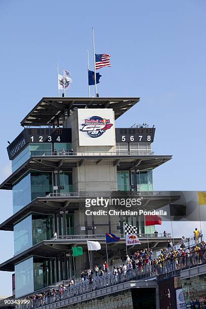 The Pagoda at the Red Bull Indianapolis Grand Prix held at the Indianapolis Motor Speedway on August 28, 2009 in Indianapolis, Indiana.