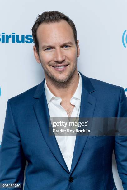 Patrick Wilson visits the Jim Norton & Sam Roberts show at SiriusXM Studios on January 10, 2018 in New York City.