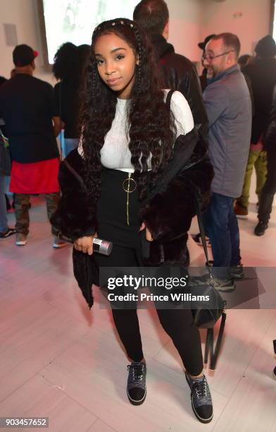 Recording Artist Light Skin Keisha attends the 2018 Interscope National Championship Watch Party at Bytes Restaurant on January 8, 2018 in Atlanta,...