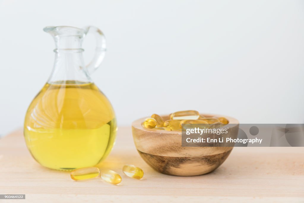 Omega 3 oil tablets