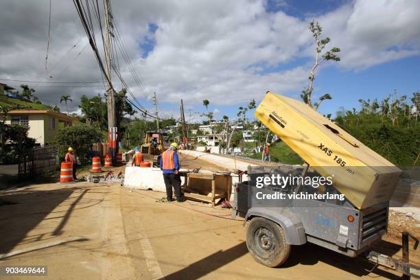 波多黎各恢復, 2017年12月 - 2017 hurricane maria 個照片及圖片檔
