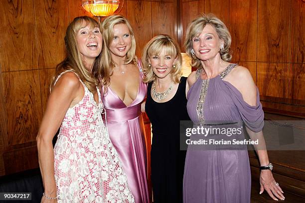 Maria Koteneva, actress Veronica Ferres, Doris Schroeder-Koepf and Claudia Huebner attend the 8. Russian-German Ball at the Embassy of the Russian...