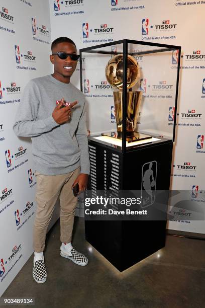 Vianni attends The Tissot x NBA Launch Party at BEAT on January 10, 2018 in London, England.