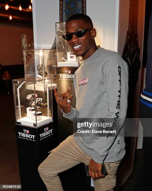 Vianni attends The Tissot x NBA Launch Party at BEAT on January 10, 2018 in London, England.