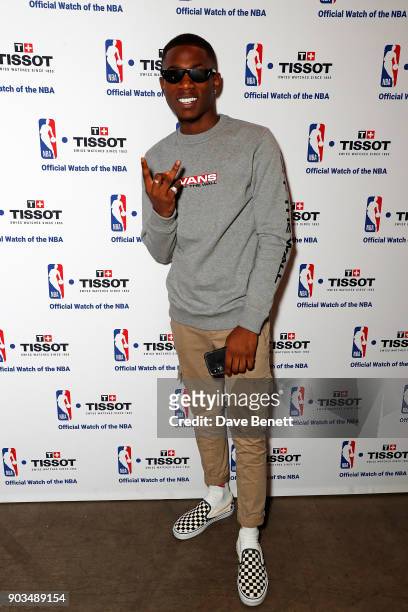 Vianni attends The Tissot x NBA Launch Party at BEAT on January 10, 2018 in London, England.