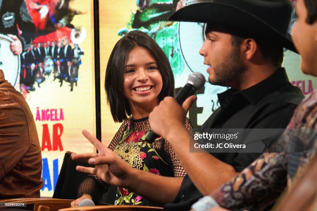 Pepe Aguilar And His Family, Along With Christian Nodal Hold Tour Announcement Press Conference