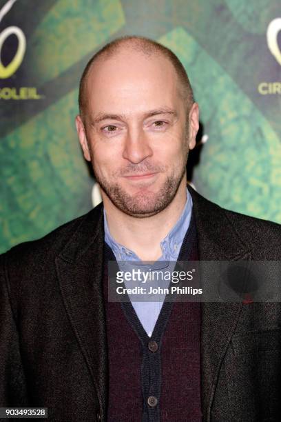 Derren Brown attends the Cirque du Soleil OVO premiere at Royal Albert Hall on January 10, 2018 in London, England.