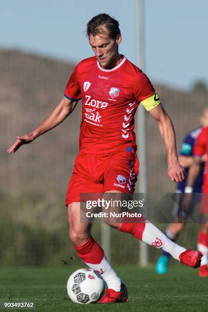 Willem Janssen during the friendly match between FC Utrecht vs. RSC Anderlecht at La Manga Club, Murcia, SPAIN. 10th January of 2018.