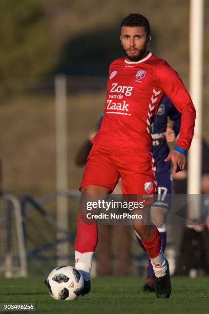 Zakaria Labyad during the friendly match between FC Utrecht vs. RSC Anderlecht at La Manga Club, Murcia, SPAIN. 10th January of 2018.