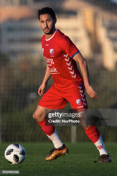 Mark van der Maarel during the friendly match between FC Utrecht vs. RSC Anderlecht at La Manga Club, Murcia, SPAIN. 10th January of 2018.