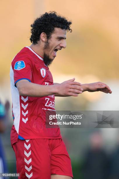 Yassin Ayoub during the friendly match between FC Utrecht vs. RSC Anderlecht at La Manga Club, Murcia, SPAIN. 10th January of 2018.