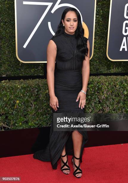 Simone Garcia Johnson attends the 75th Annual Golden Globe Awards at The Beverly Hilton Hotel on January 7, 2018 in Beverly Hills, California.