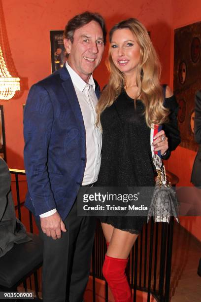 Sabine Piller and her husband Ralph Piller during the 'Der Pantoffel-Panther' premiere on January 10, 2018 in Munich, Germany.
