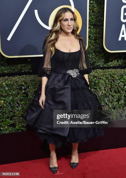 Actress Sarah Jessica Parker attends the 75th Annual Golden Globe Awards at The Beverly Hilton Hotel on January 7, 2018 in Beverly Hills, California.