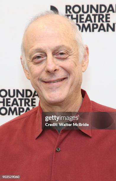 Mark Blum attends the Meet & Greet for the cast of "Amy and the Orphans" at the Roundabout Theatre rehearsal hall on January 10, 2018 in New York...