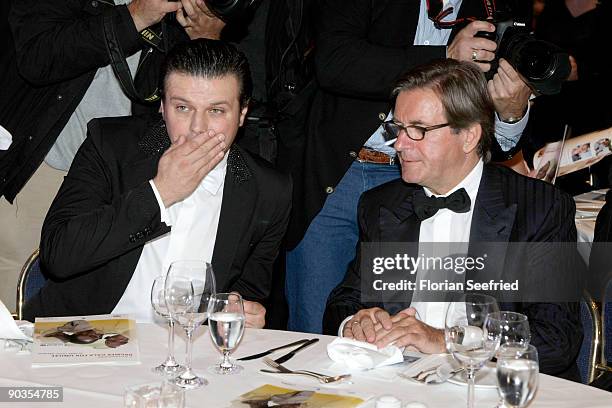 Alain Midzic and Thomas Haffa attend the 'UNICEF-Gala' at Park Hotel on September 5, 2009 in Bremen, Germany.