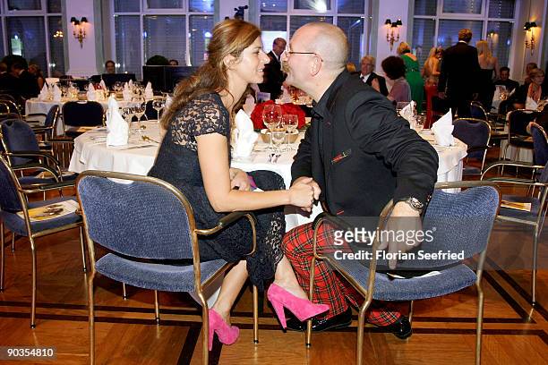 Horst Lichter and wife Nada attend the 'UNICEF-Gala' at Park Hotel on September 5, 2009 in Bremen, Germany.